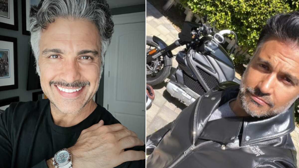 Jaime Camil posó con su familia.