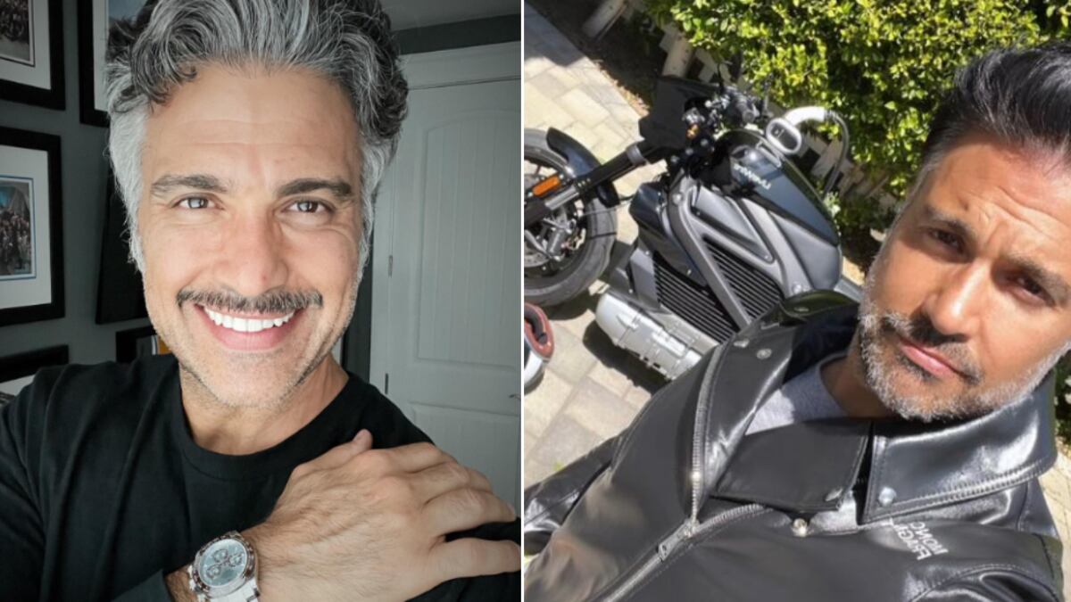 Jaime Camil posó con su familia.