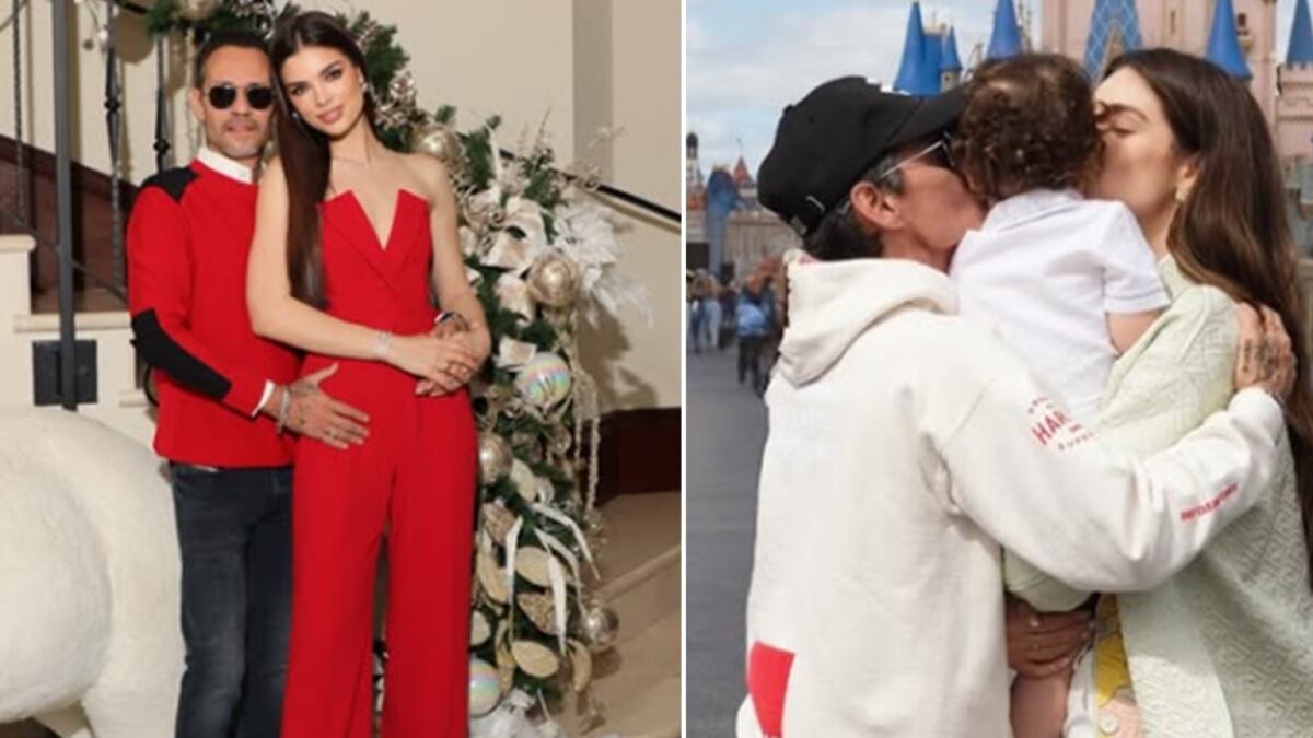 Marc Anthony y Nadia Ferreira hijo foto