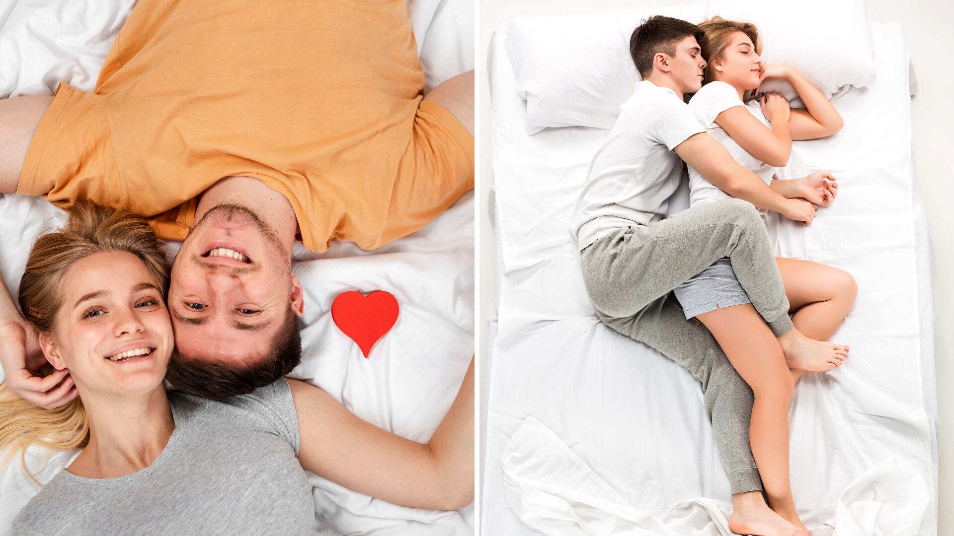 Dormir en posición fetal tiene grandes beneficios para la pareja.