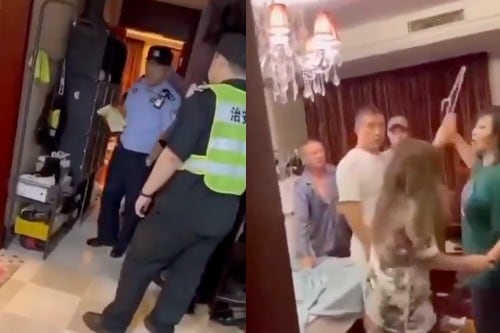 Video: mujer descubre a su esposo con su sobrina y pierde el control