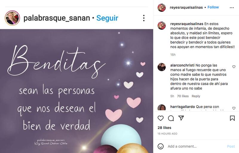 Madre de Iván Cabrera tras acusaciones contra su hijo