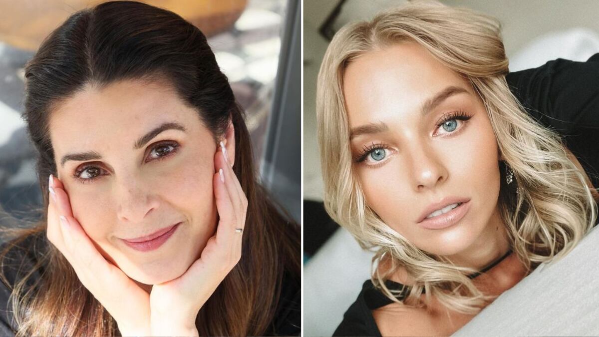 Mayrín Villanueva e Irina Baeva lucieron increíbles en el mismo traje en distintas producciones