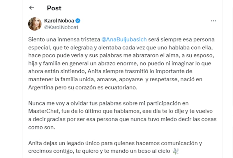 Despedida Ana Buljubasich