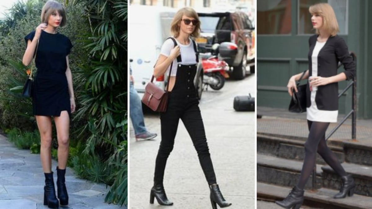 Taylor Swfit sabe cómo usar botines para alargar las piernas: 5 outfits para verte elegante