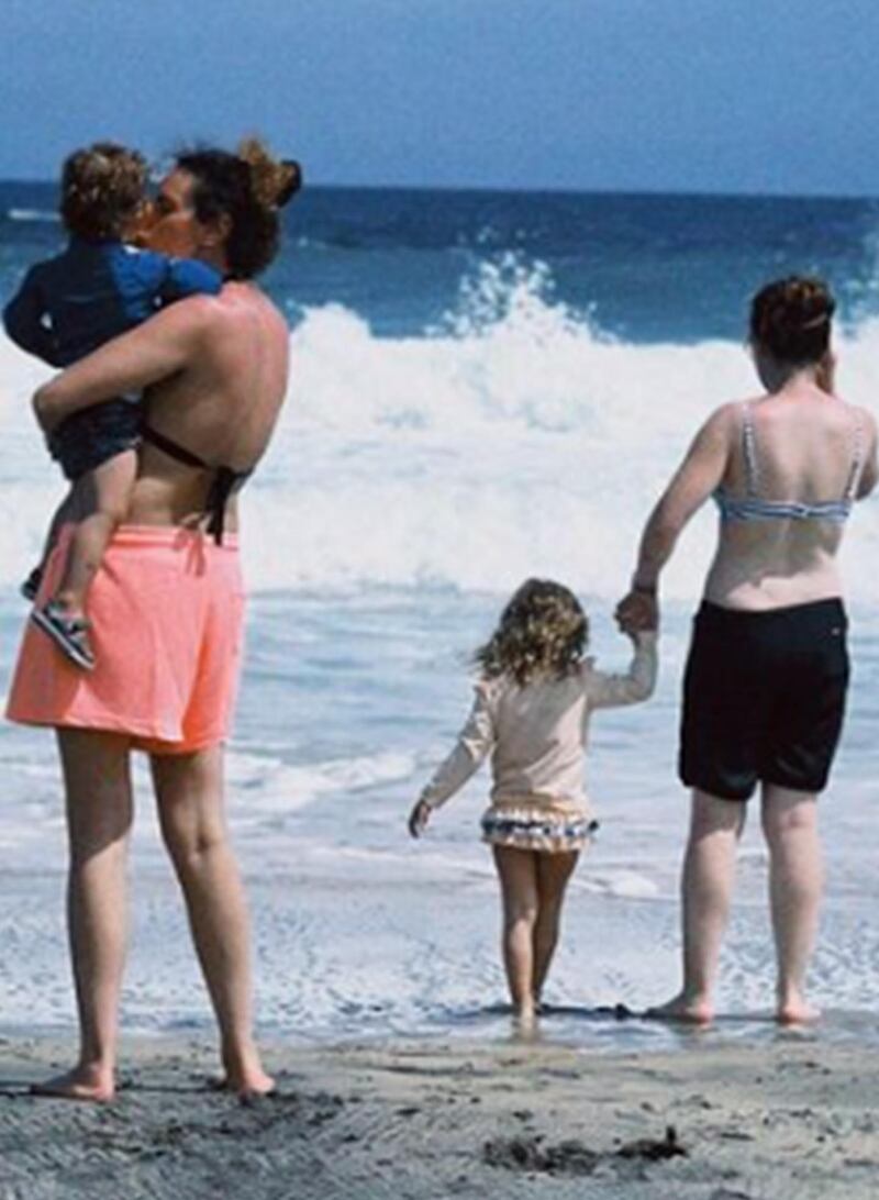 Joy Huerta mostró a su hermosa familia