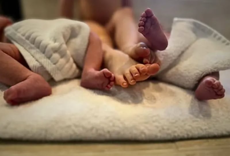 La actriz anuncia la llegada de sus bebés