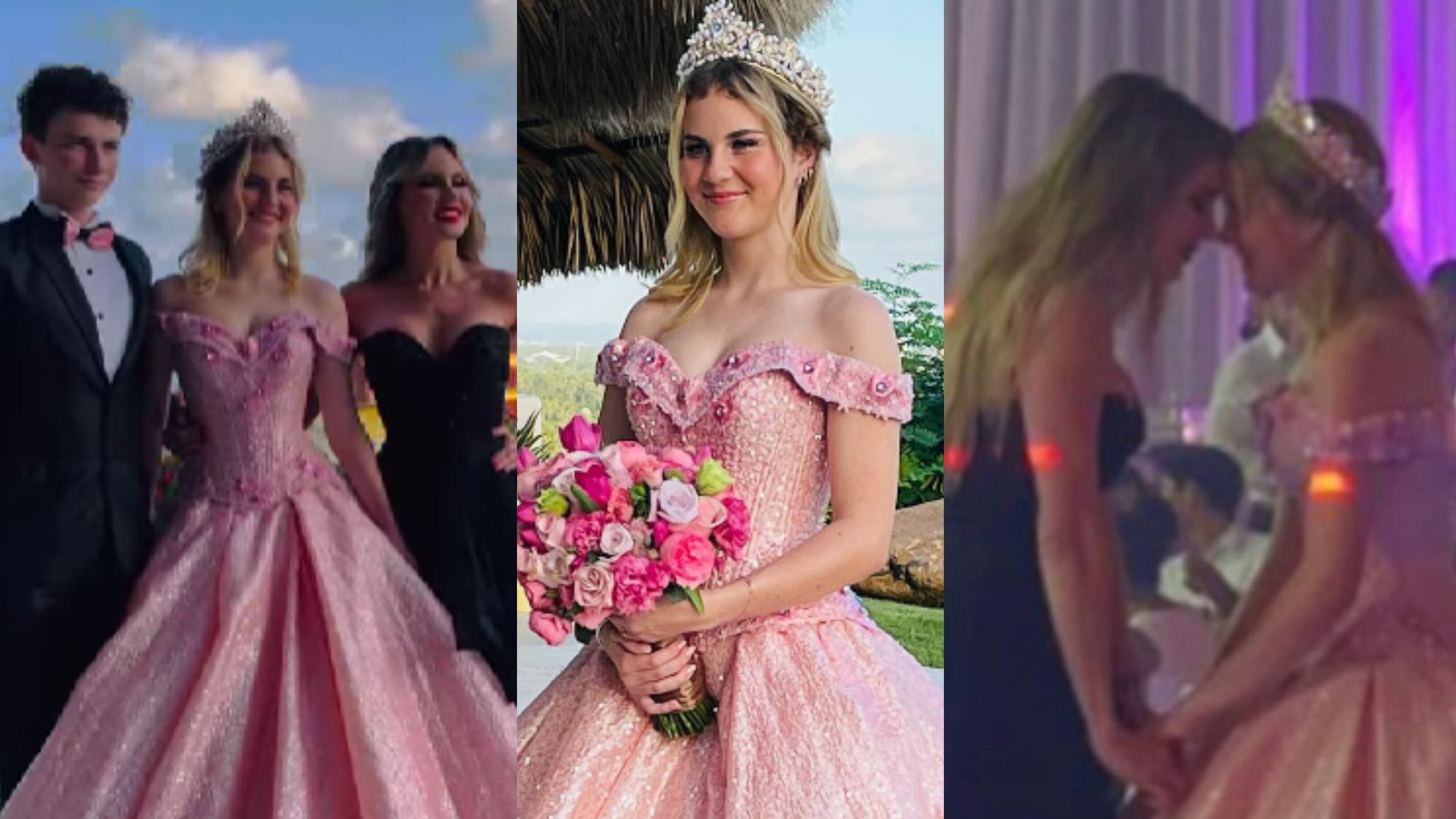 Michelle Vieth organizó la fiesta de XV más espléndida para su hija
