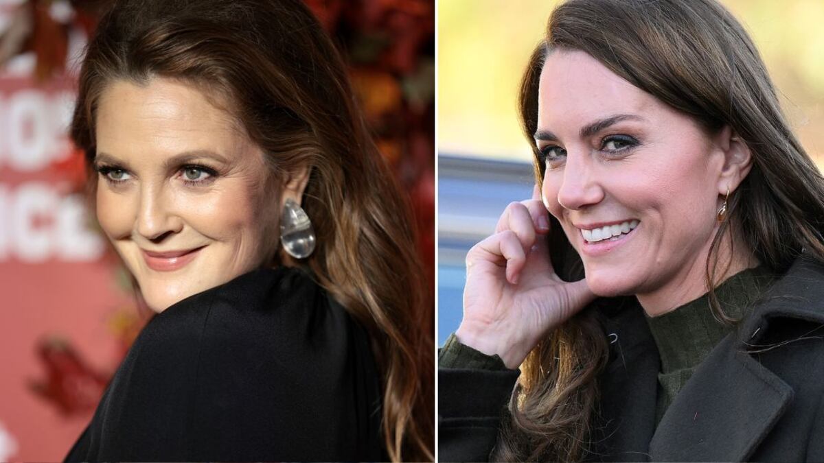 Kate Middleton y Drew Barrymore comparten su gusto por un mismo vestido bordado