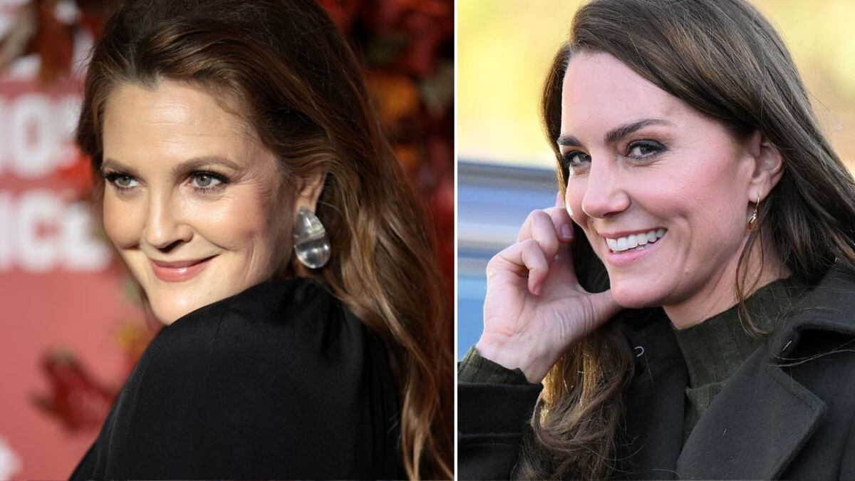 Kate Middleton y Drew Barrymore comparten su gusto por un mismo vestido bordado