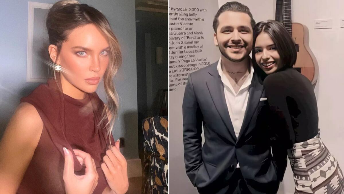 Por estas fotos, acusaron a Nodal y Ángela Aguilar de burlarse de Belinda.