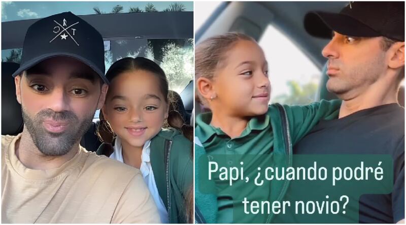 Toni Costa y su hija