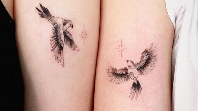 Tatuaje de aves para mujeres empoderadas