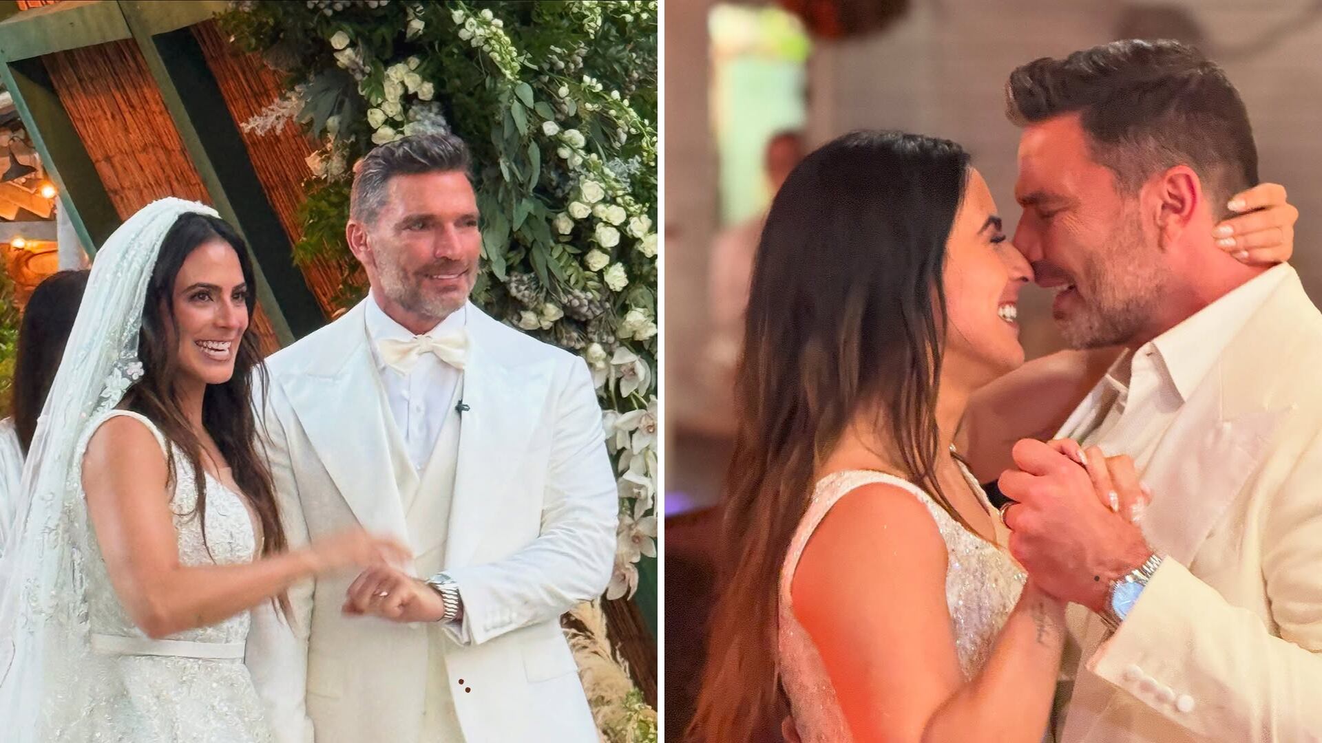 Después de cuatro años de noviazgo, Julián Gil y Valeria Marín se casaron el 29 de diciembre el Puerto Rico.