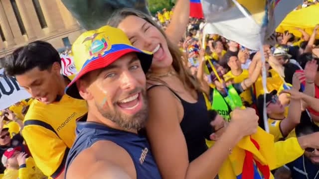 Alejandra Jaramillo se unió al banderazo de Ecuador