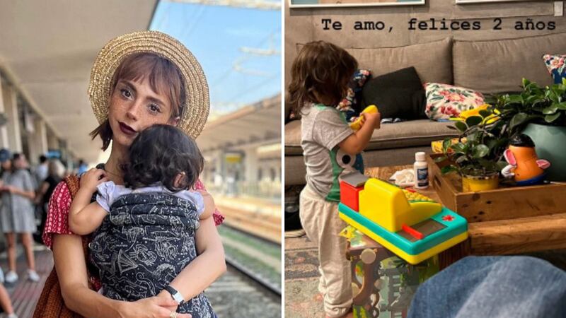 Emilia, la hija de Natalia Téllez, nació el 22 de 22 enero de 2022.