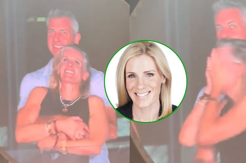 Rompe el silencio la protagonista de la Kiss Cam más famosa del mundo