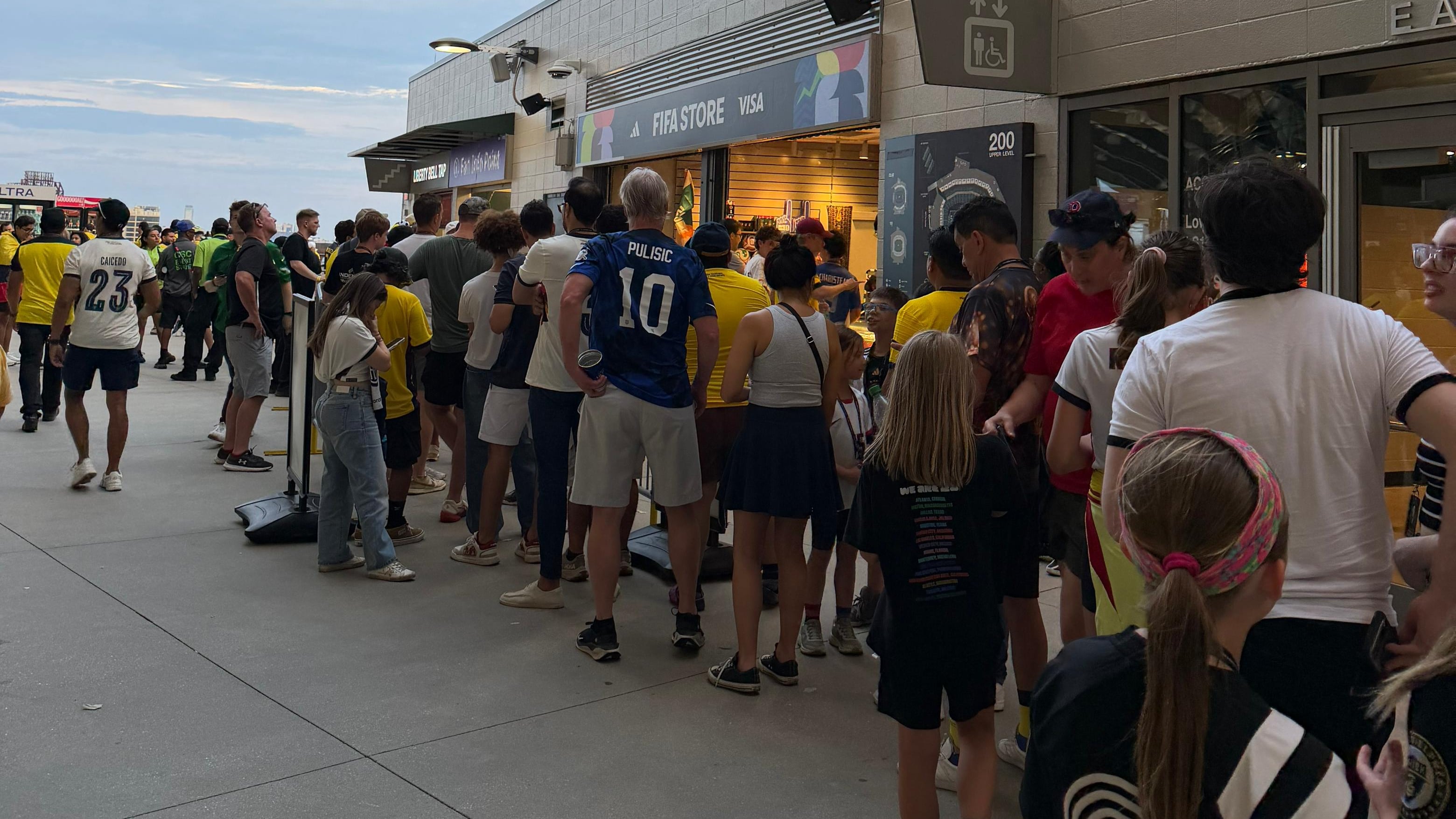 Hinchas de Ecuador en EE.UU.
