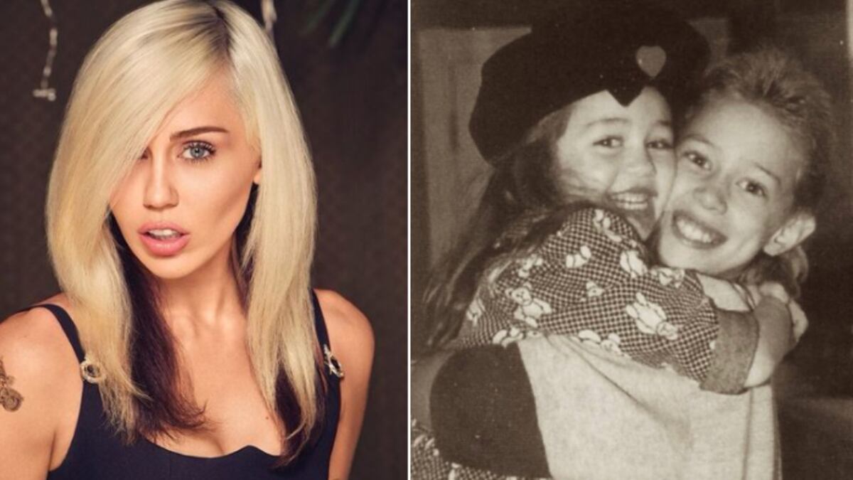 Miley Cyrus se la lleva muy bien con su hermano Trace.