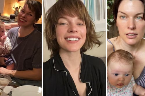 Milla Jovovich y la gran lección de empoderamiento que dio a las madres al volver al cine
