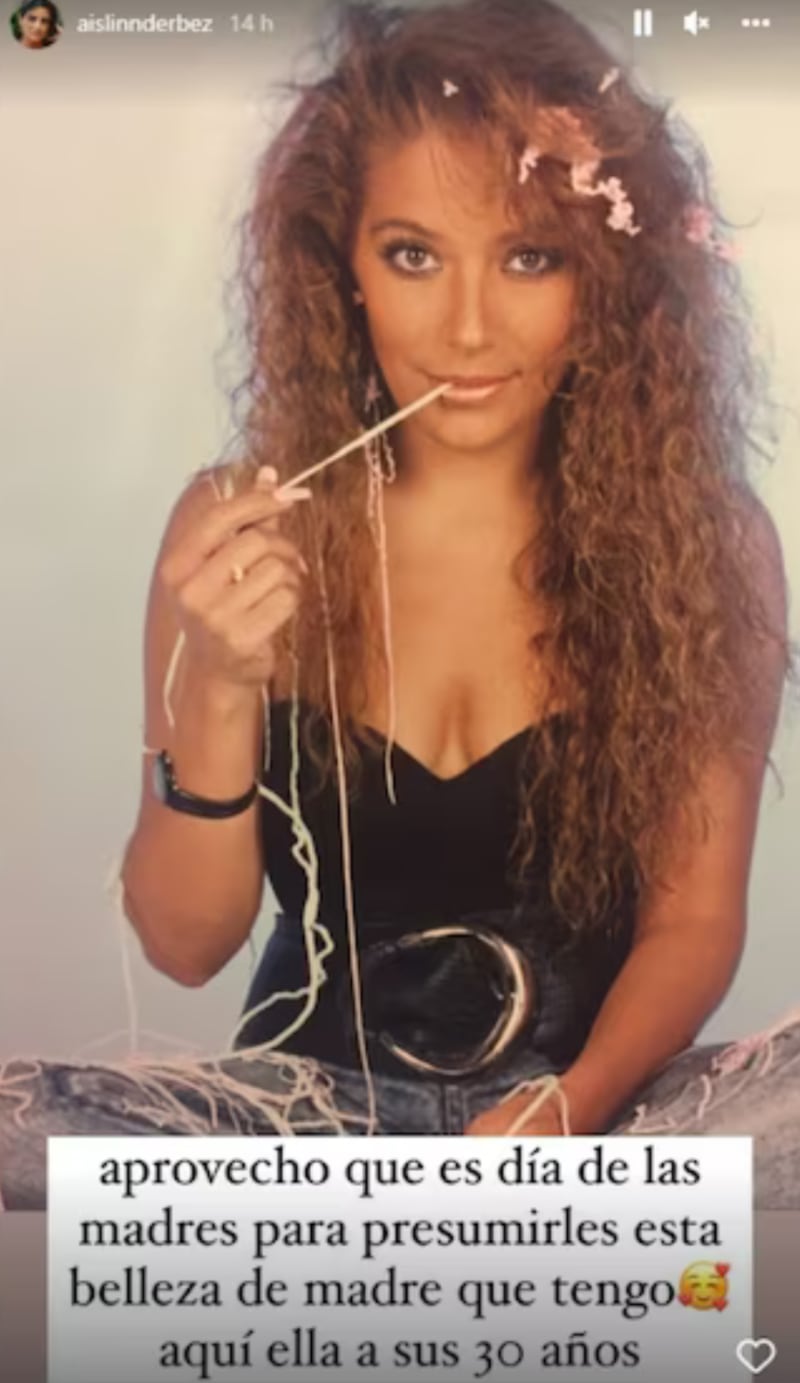 Así lucía Gabriela Michel en su juventud