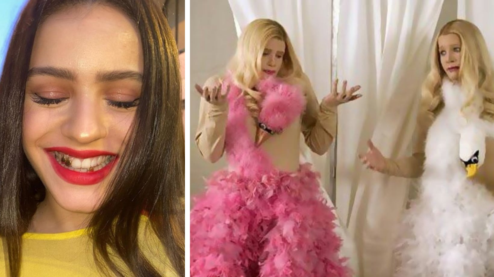 Rosalía recordó con su disfraz a "¿Y dónde están las rubias?"