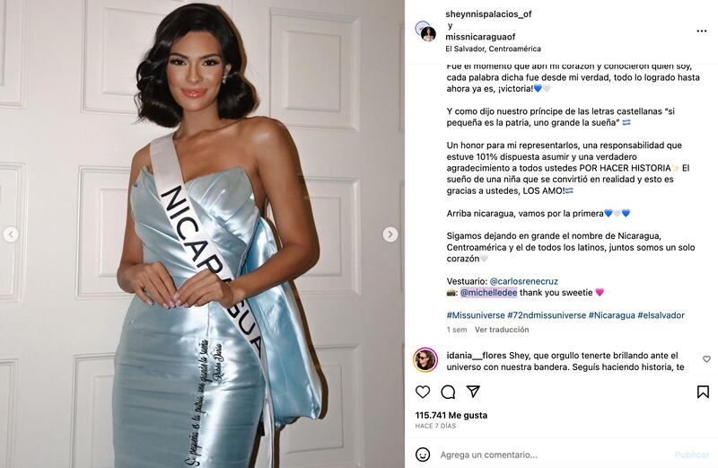 Sheynnis Palacios la Nueva Miss Universo 2023
