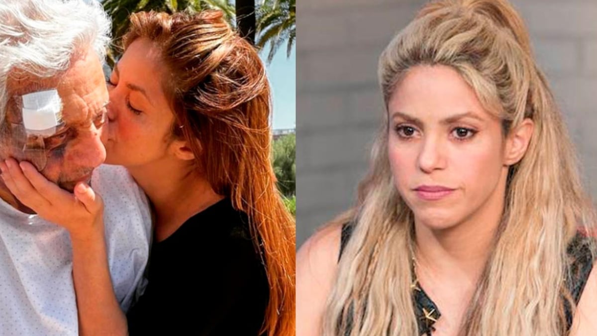 Shakira llevó a su padre de nuevo a la clínica