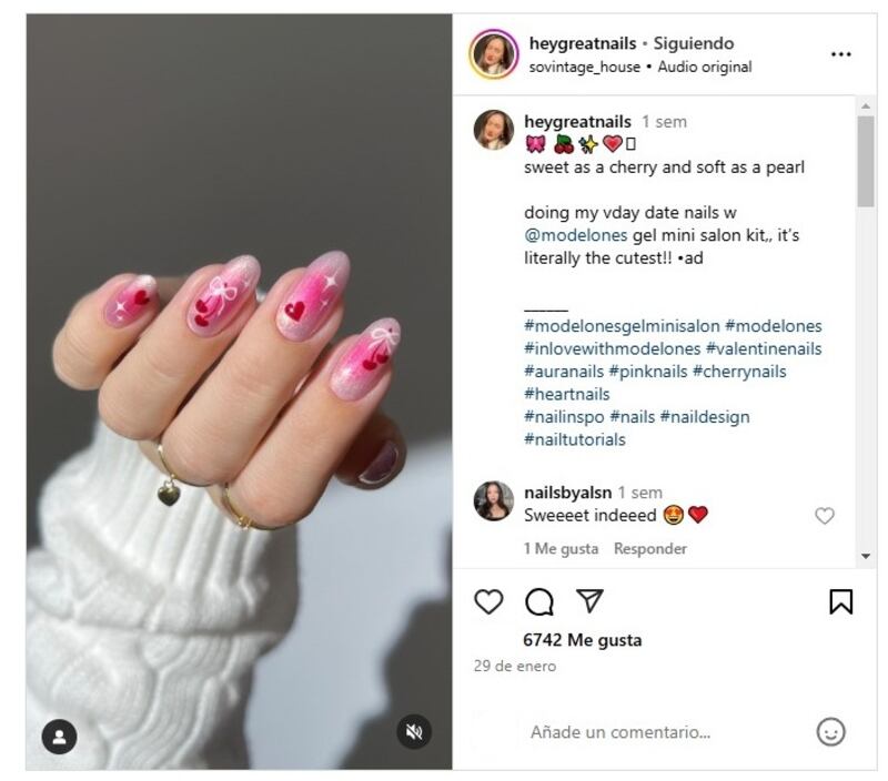 Las uñas en rosa son infalibles para triunfar en San Valentín