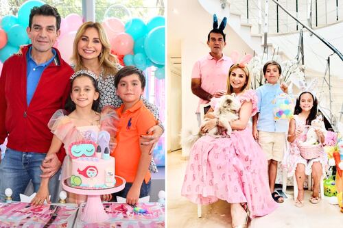 Ahora por separado: así celebraron Jorge Salinas y Elizabeth Álvarez el cumpleaños 9 de sus mellizos