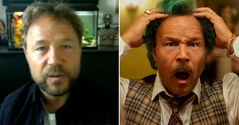 Stephen Graham en 'Matilda' de Netflix y en la vida real