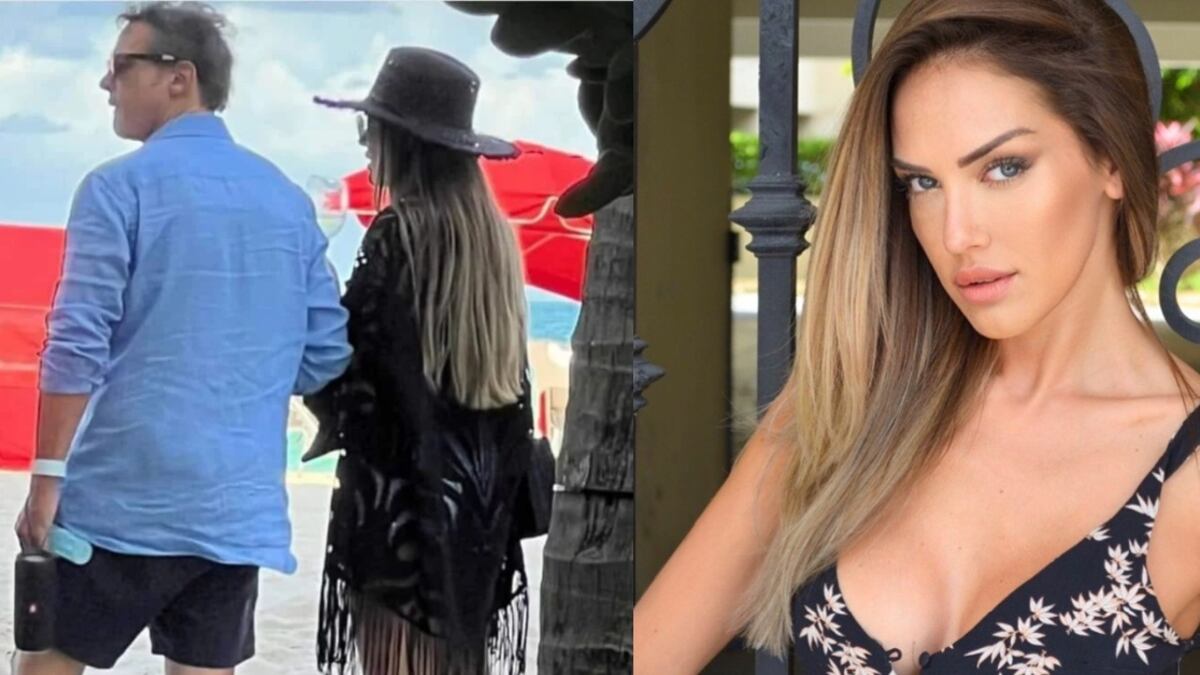 Luis Miguel reapareció en público al lado de su novia, Mercedes Villador, captados en la playa