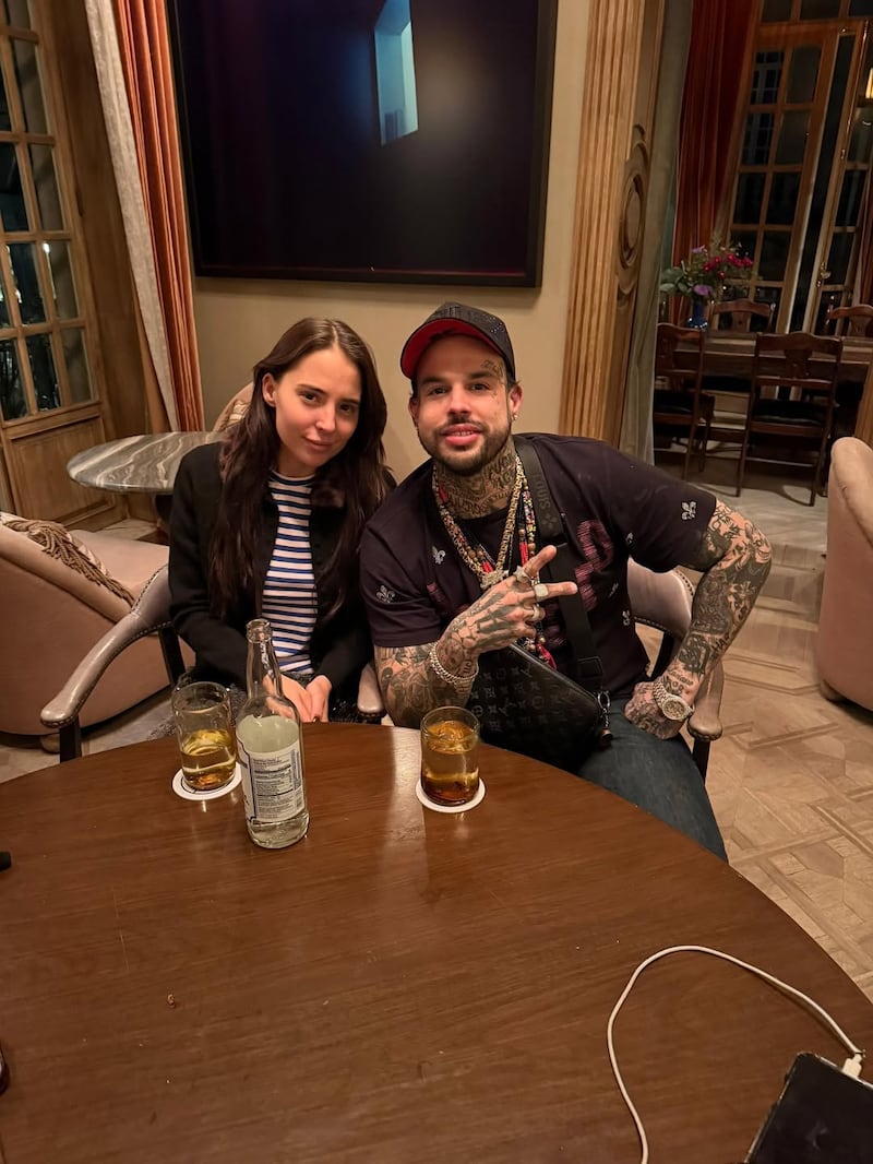 Emiliano y Majo Aguilar se reencuentran