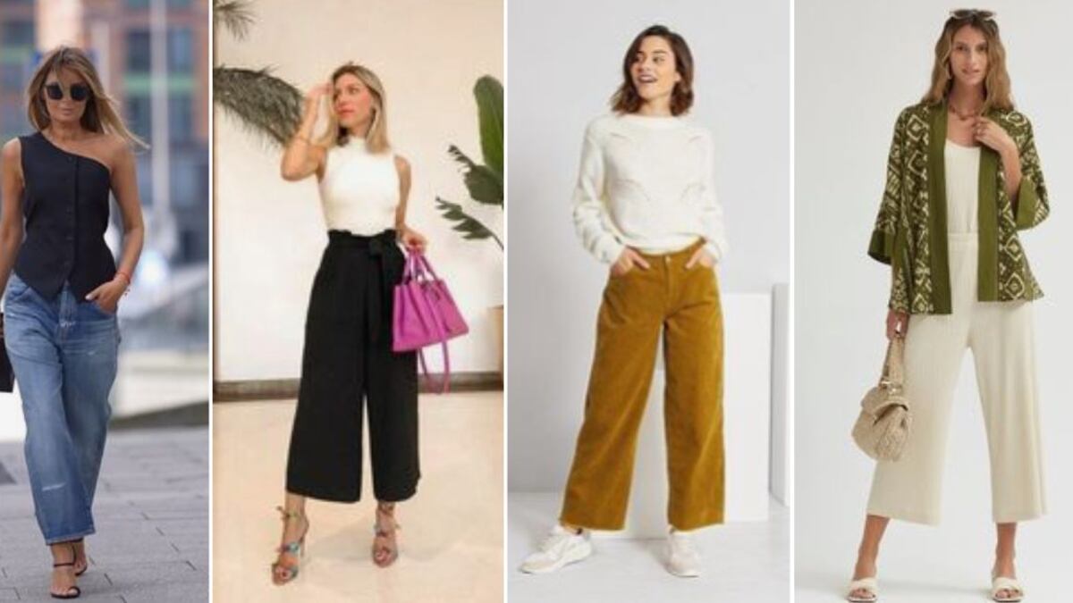 El pantalón culotte regresa este 2024: La mejor opción para mujeres altas, bajitas y gorditas