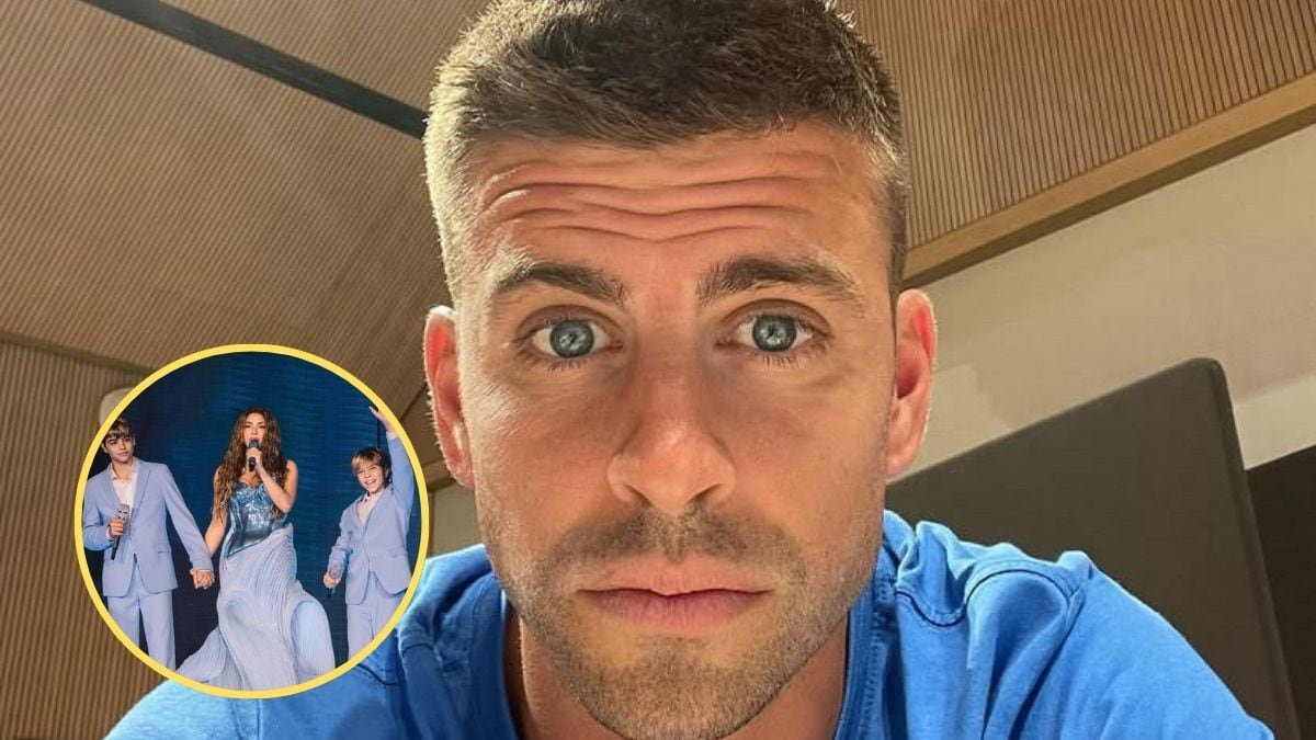 Gerard Piqué estaría molesto por exposición mediática de sus hijos en concierto de Shakira en Río de Janeiro