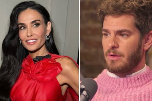 ¿Hubo flechazo? Andrew Garfield y Demi Moore estarían juntos viviendo un gran romance