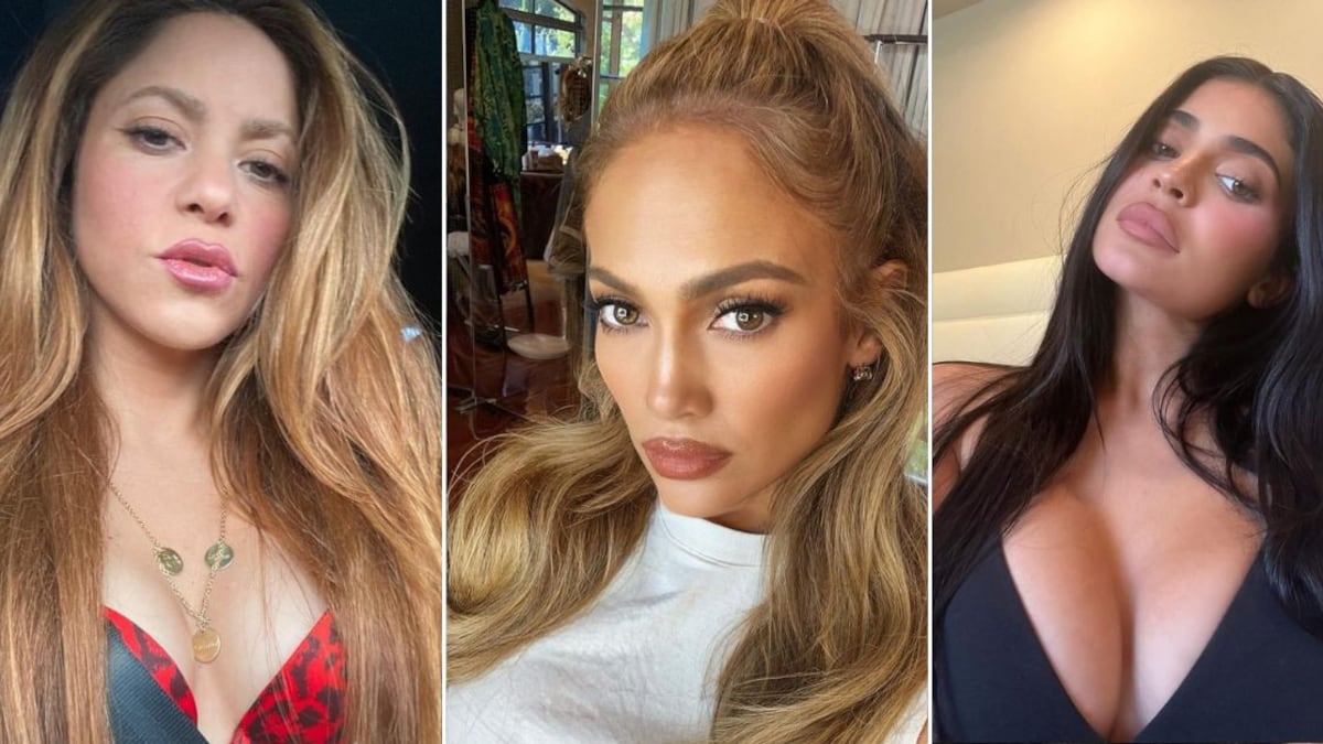 Shakira, Jennifer López y Kylie Jenner