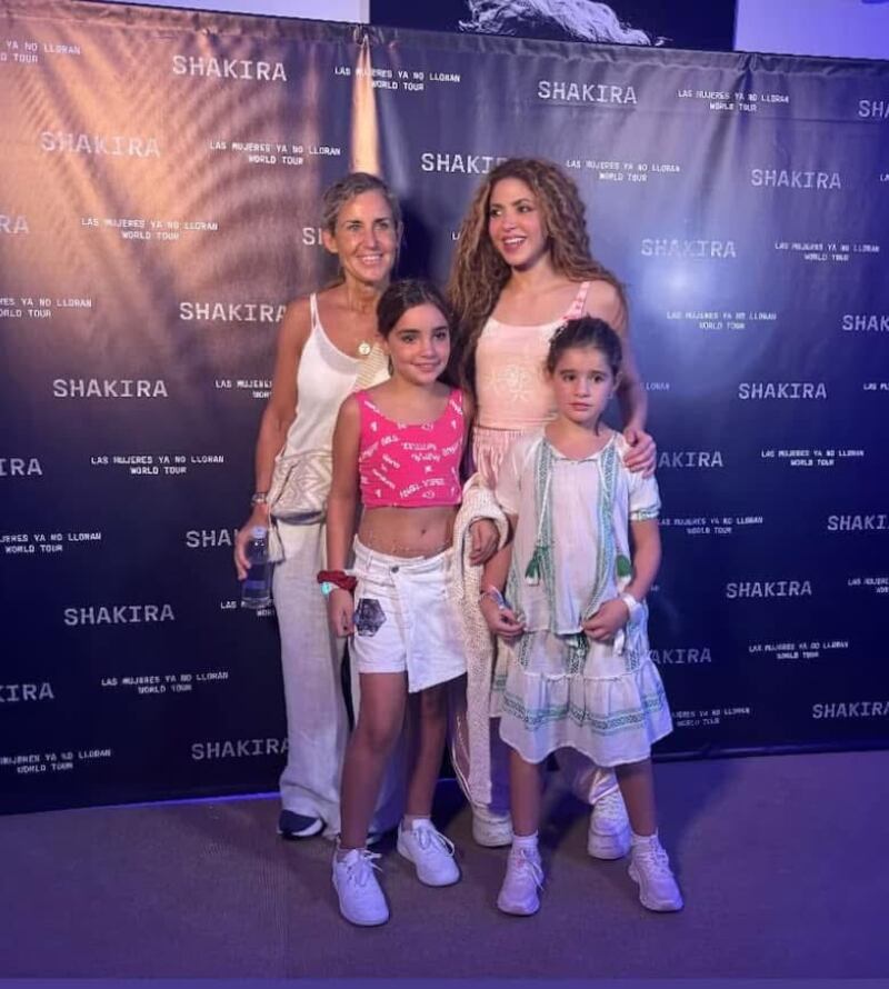 Shakira en su concierto de Argentina.