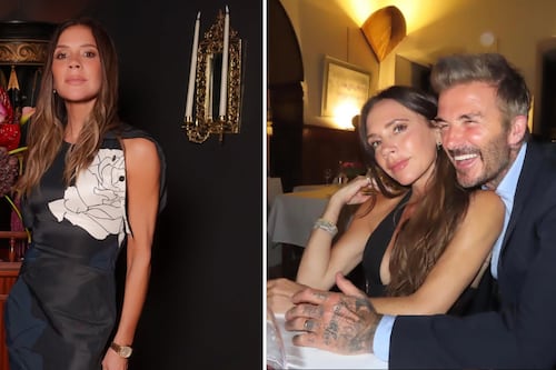 “Desafió a la novia”: el polémico look de Victoria Beckham en boda que causó indignación