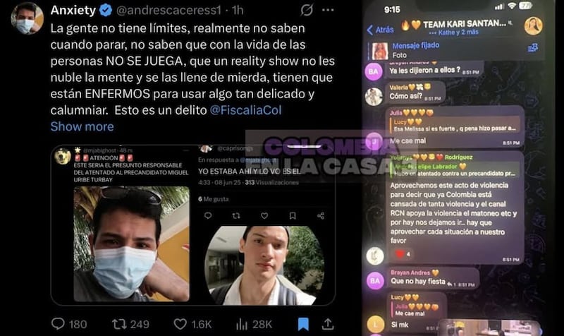 Denuncia de supuesto fandom de Karina tratando de enlodar a Melissa Gate