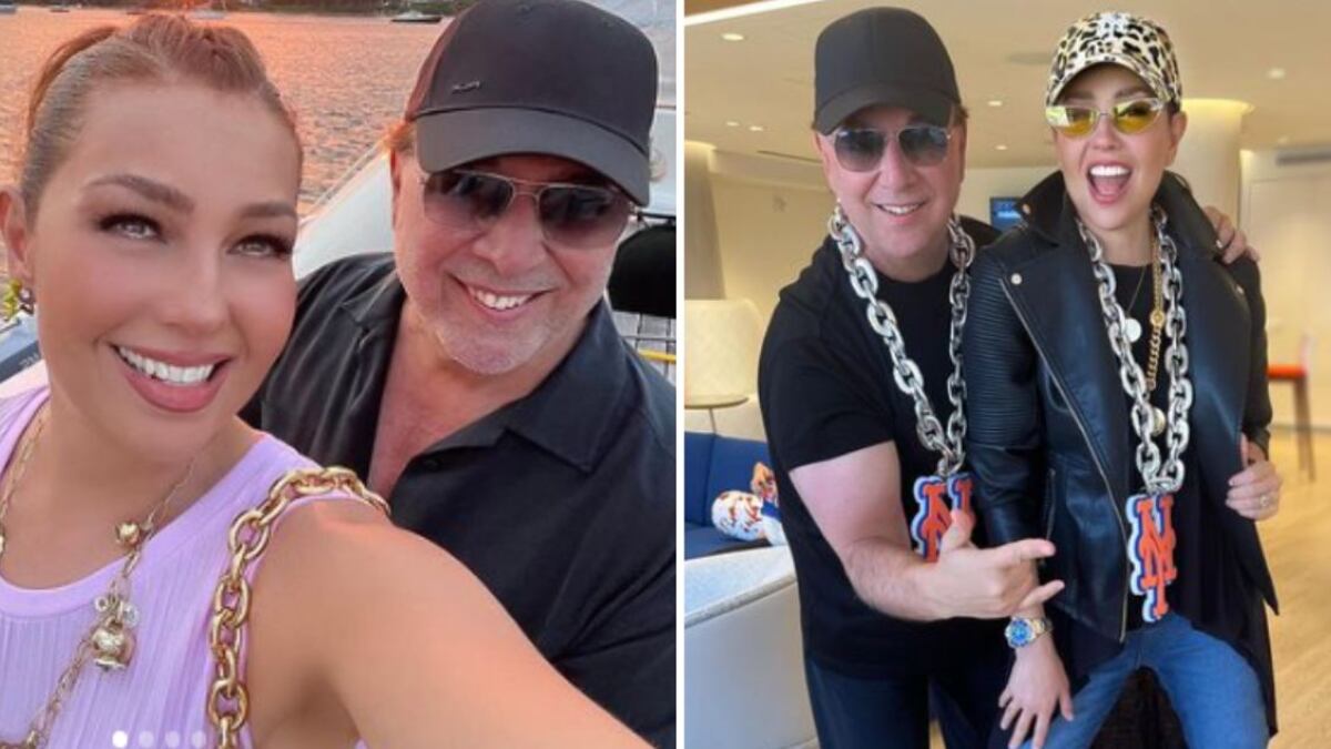 Lily Estefan asegura que Thalía y Tommy Mottola están más felices que nunca