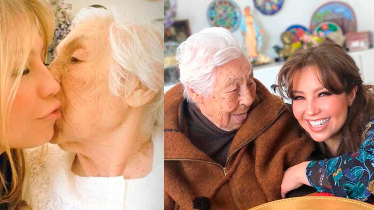 Thalía muestra que el amor de las abuelas es infinito