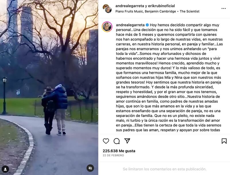 Andrea Legarreta y Erik Rubín