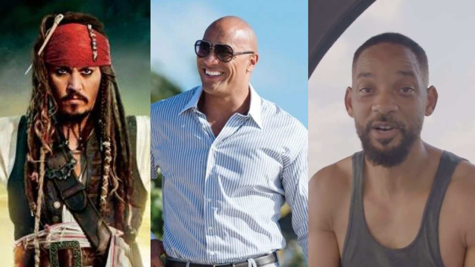 Dwayne Johnson podría sustituir a Johnny Depp y Will Smith