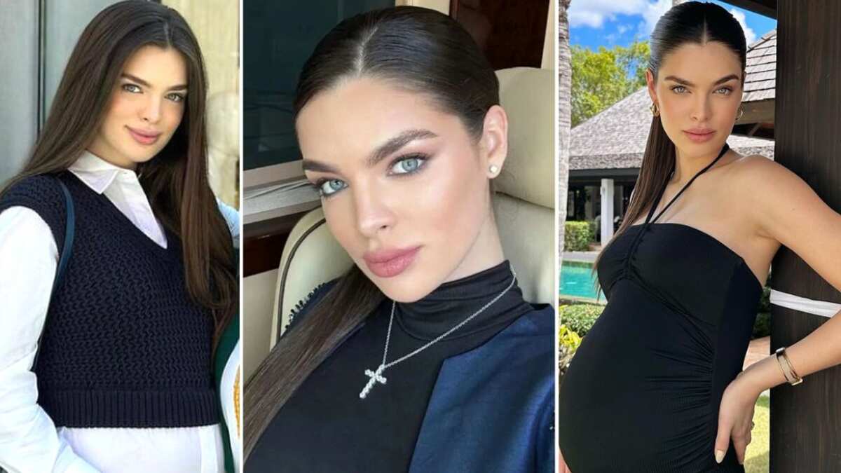 Nadia Ferreira con tres de sus mejores looks premamá