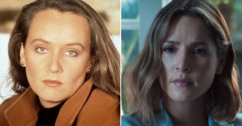 Alejandra Borrero en 'Café con aroma de mujer' (1994) y Carmen Villalobos en 'Café con aroma de mujer' (2021)