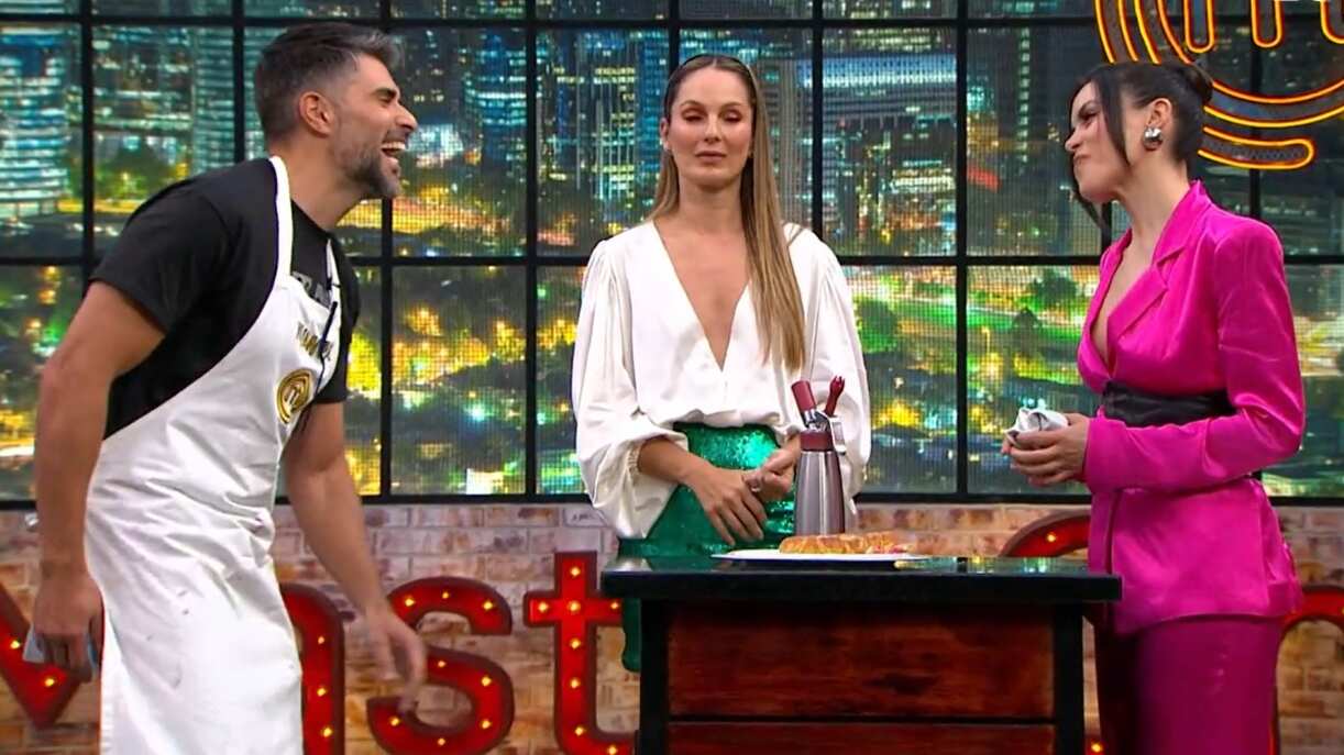 Juan Pablo Llano y Adria Marina en 'MasterChef Celebrity' han dejado ver la confianza que se tienen.