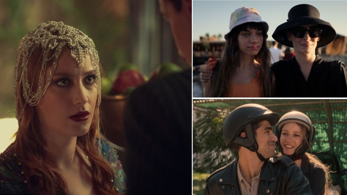 Escenas de las series Medianoche en el Pera Palace, De qué huimos, mamá y Şahmaran