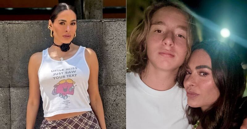 Galilea Montijo compartió una serie de fotografías que destaparon el romance de su hijo con una joven actriz de Televisa.