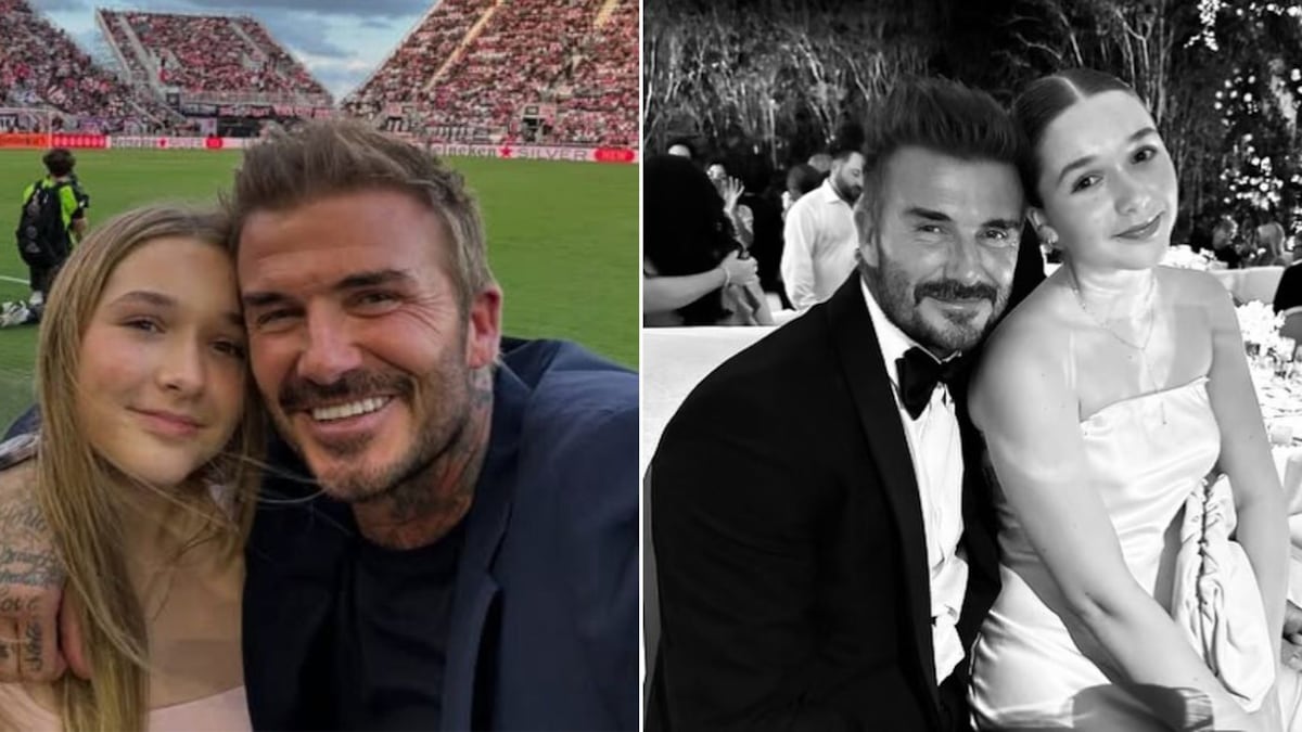 David Beckham tiene una gran relación con su hija menor, Harper
